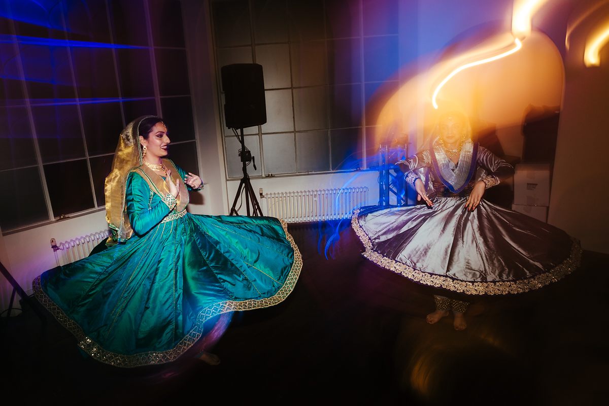 Traditional classic Indian dancers