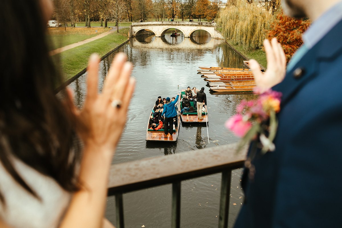 Wedding photos at River Cam