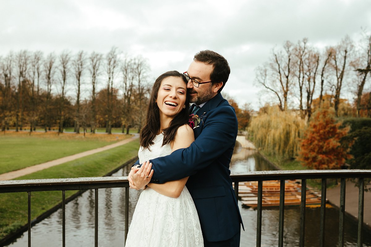 Wedding photography at River Cam