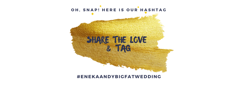 Best Hashtag Banner for a Wedding Day