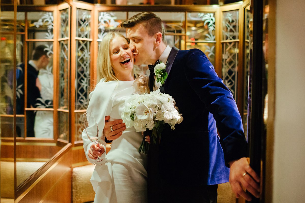 Romantic wedding at Claridges in London