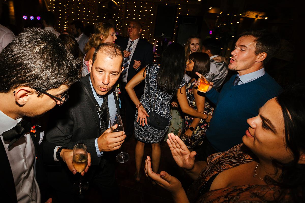 Wedding party at Odo's Barn in Bislington