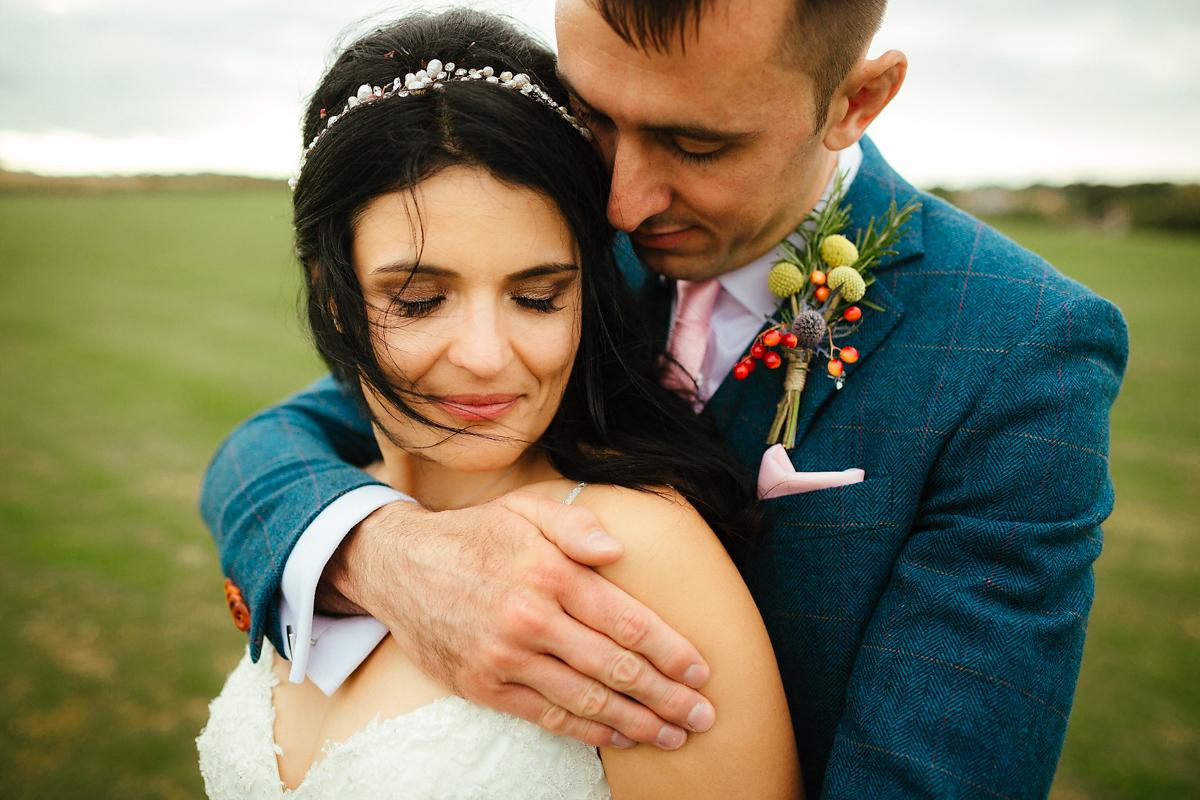 Romantic wedding photographer at Odo's Barn in Bislington