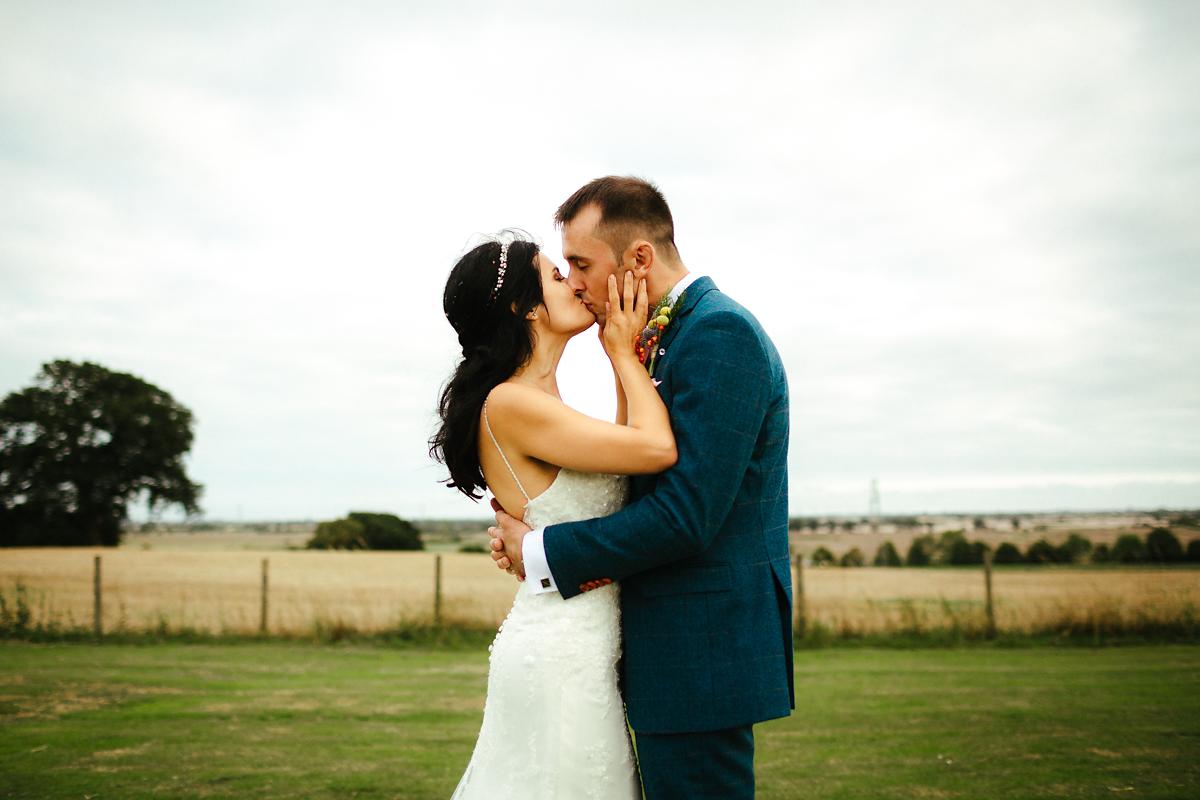 Wedding photographer at Odo's Barn in Bislington