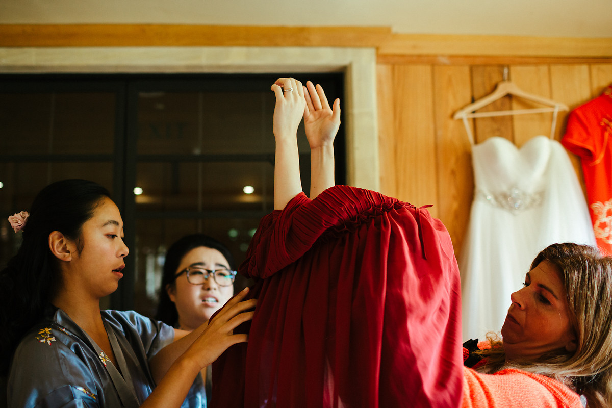 Intimate Chinese wedding day near Aylesbury