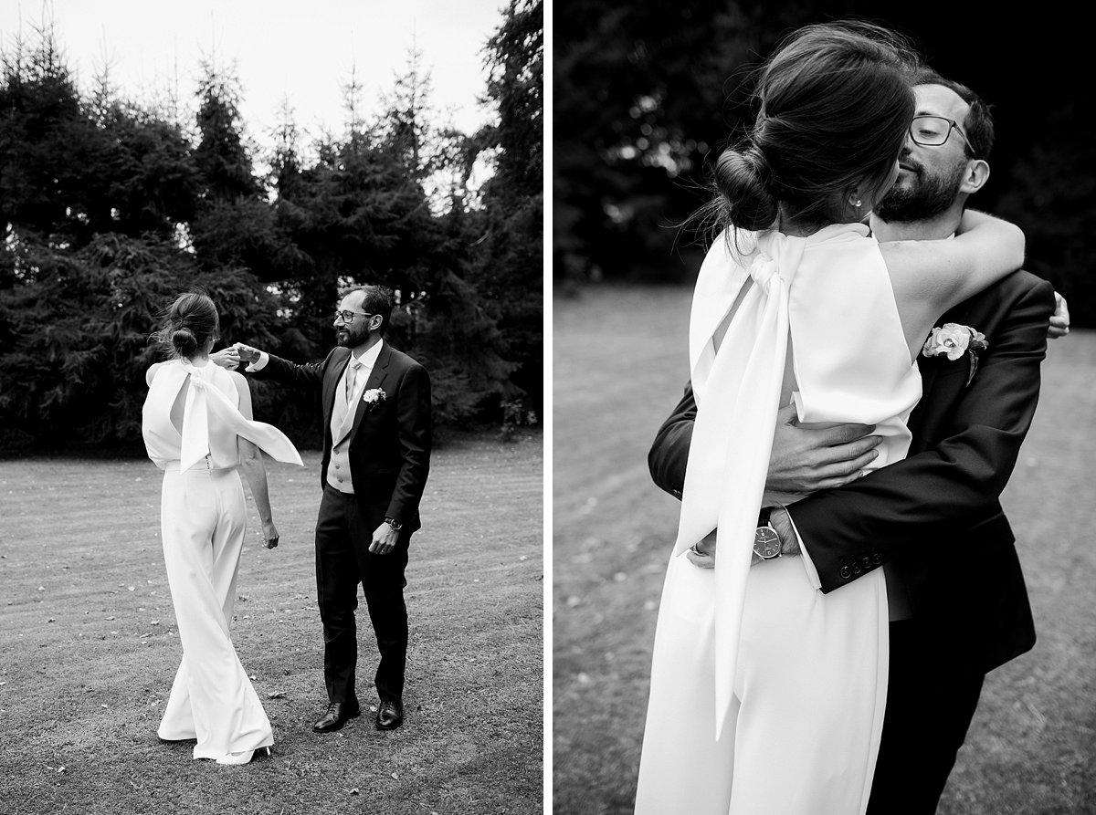 Intimate minimalist wedding in Buckinghamshire