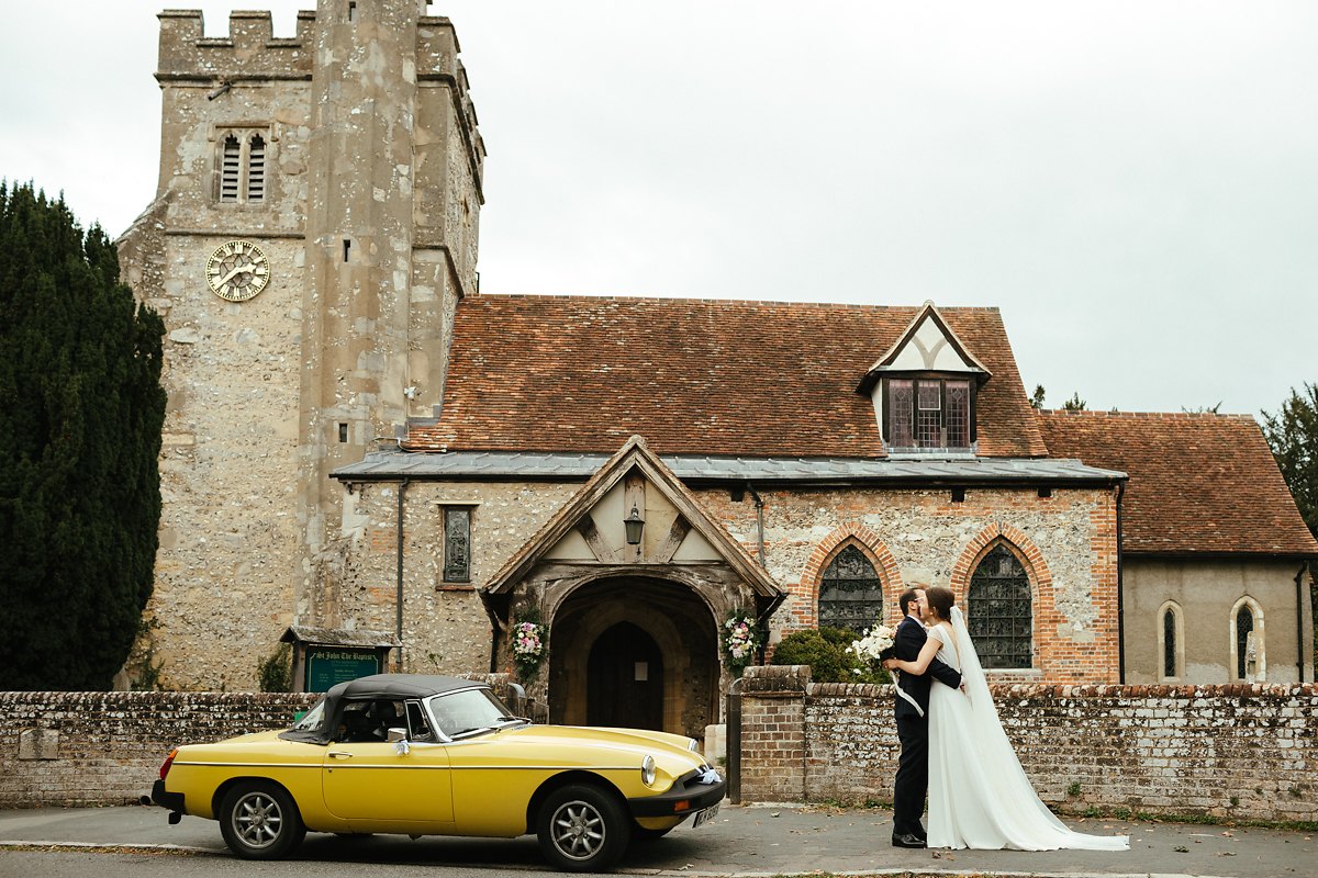 Chic intimate wedding in Little Missenden