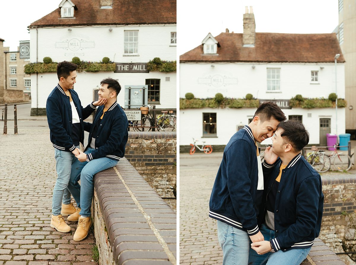 Same sex Cambridge engagement photo ideas