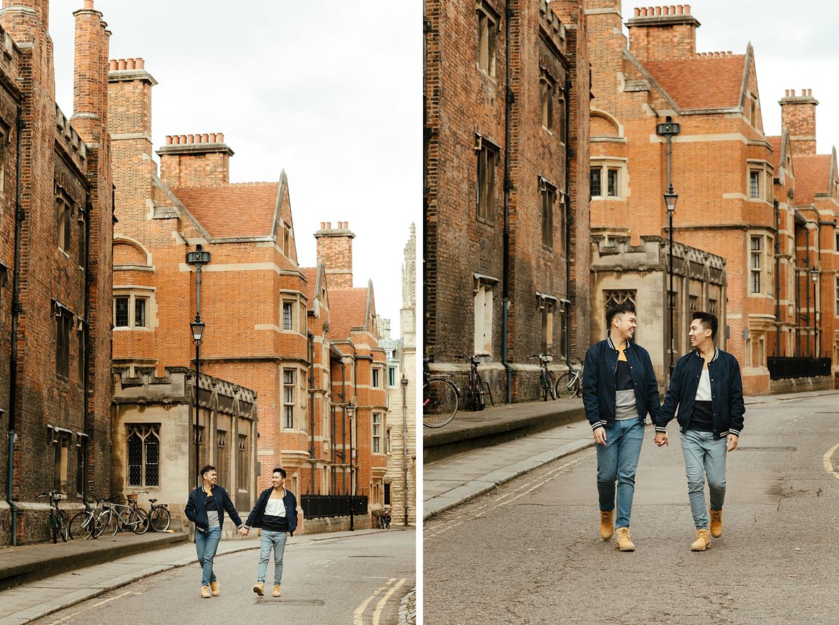 Relaxed Cambridge prewedding photography