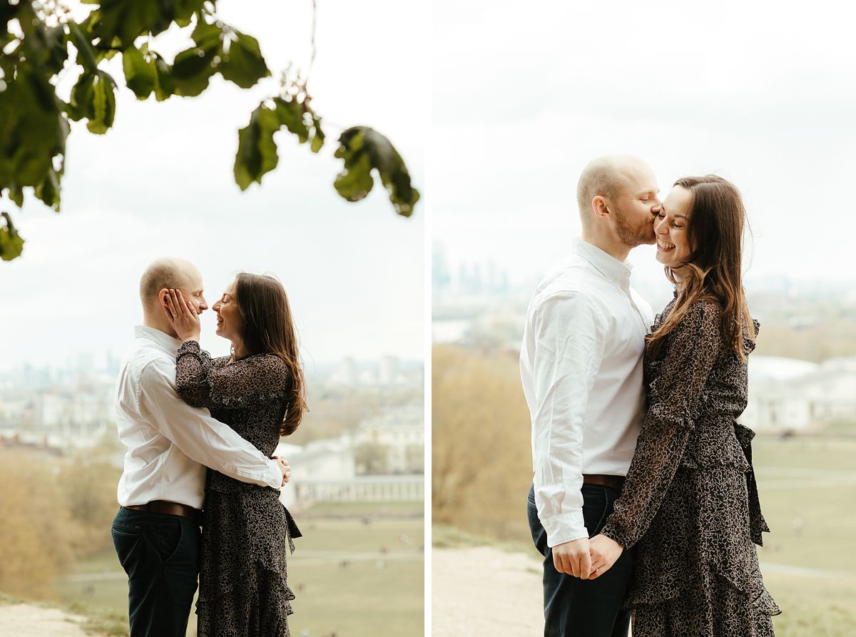 Romantic London pre-wedding photos