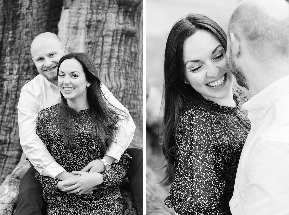 Beautiful and natural London pre-wedding photos