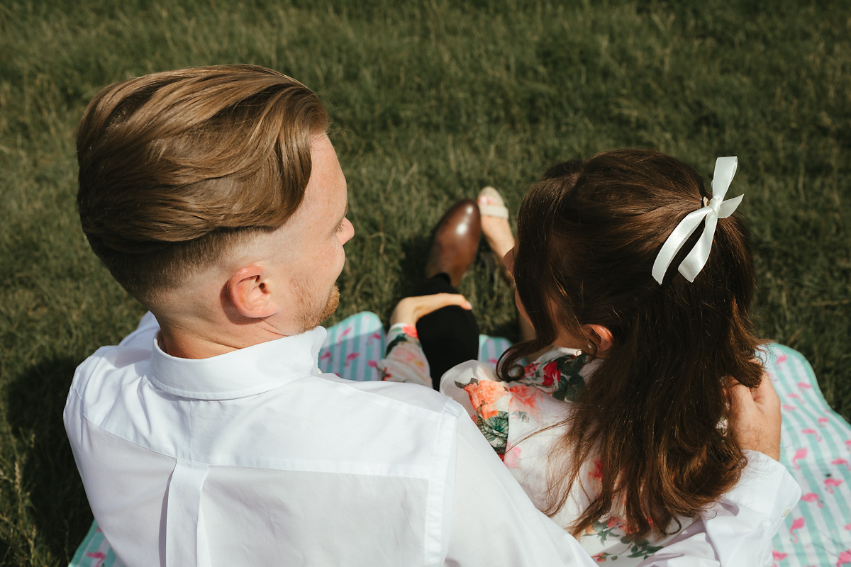 Couple in love and planning a wedding