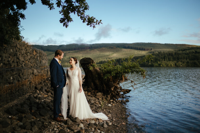 Venachar Lochside wedding photographer