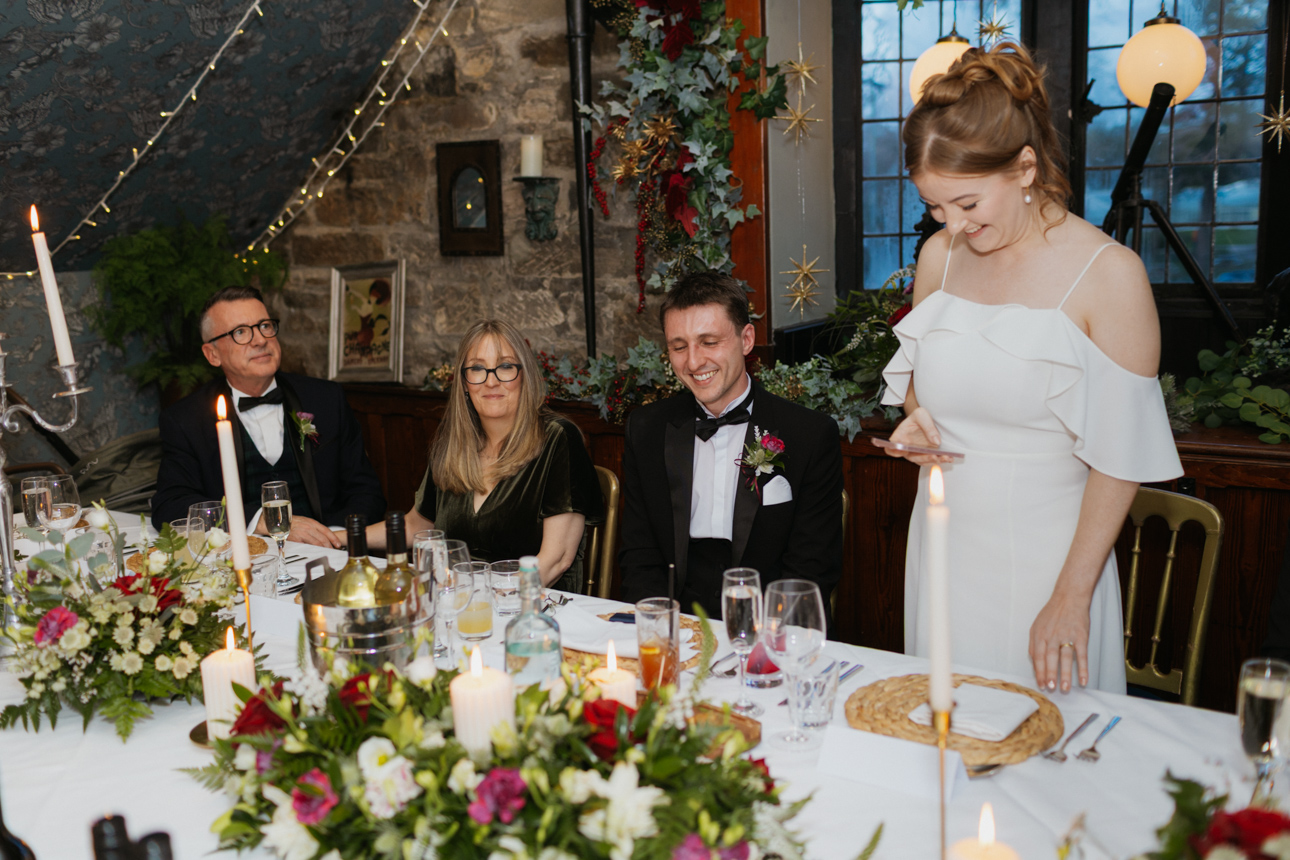 Oran Mor wedding speeches